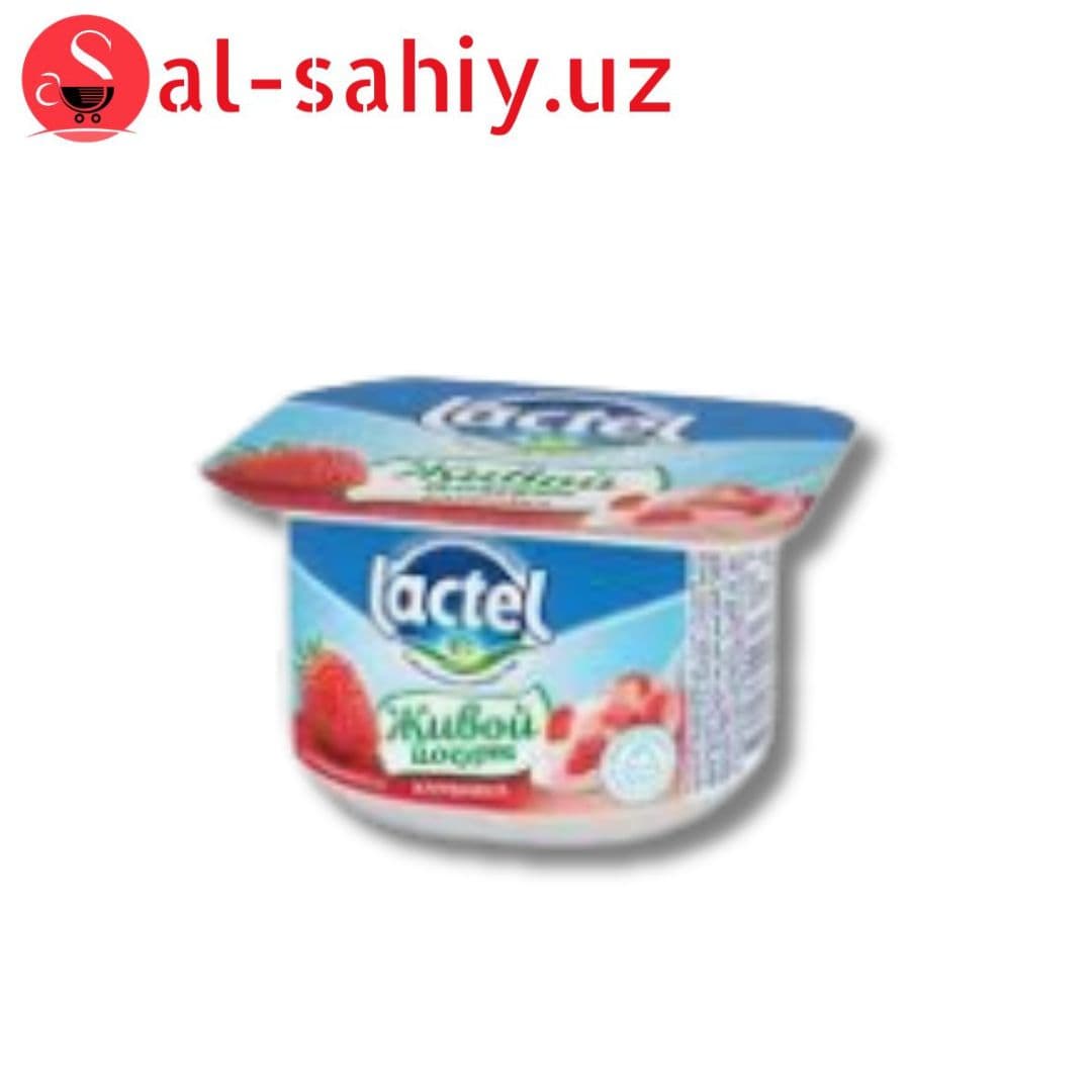 Югурт клубника 110гр (Lactel)