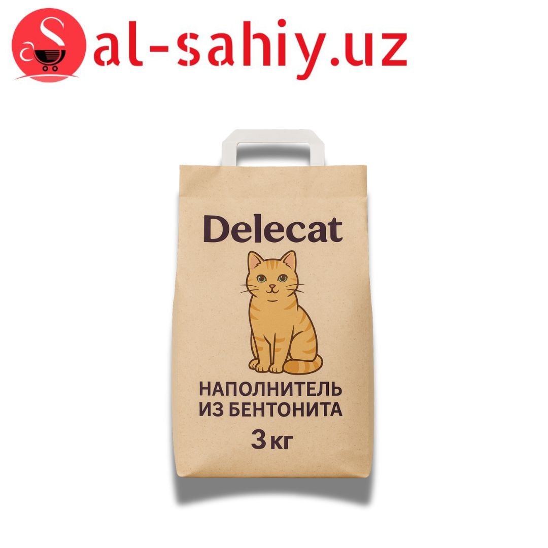 Наполнитель из бентоника  "Delecat" 3кг