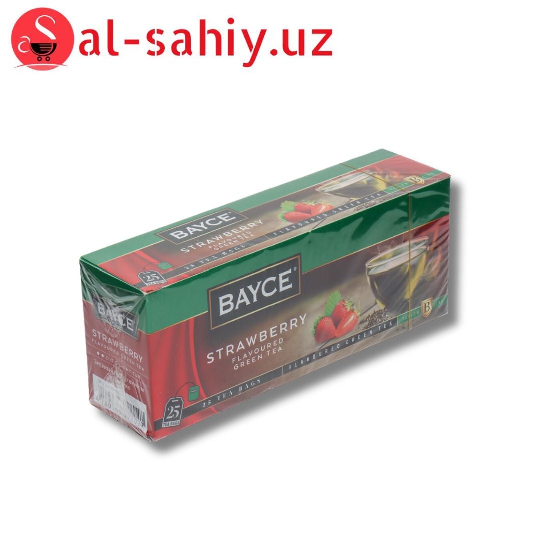 Чай "Bayce"  зелёный Клубника 25шт
