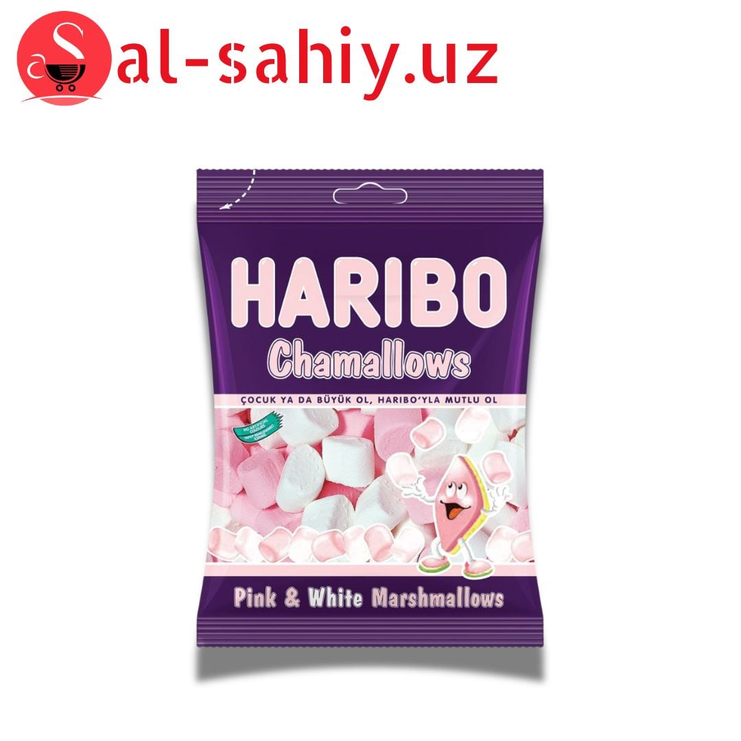 Haribo Chamallows Pink and White 70g