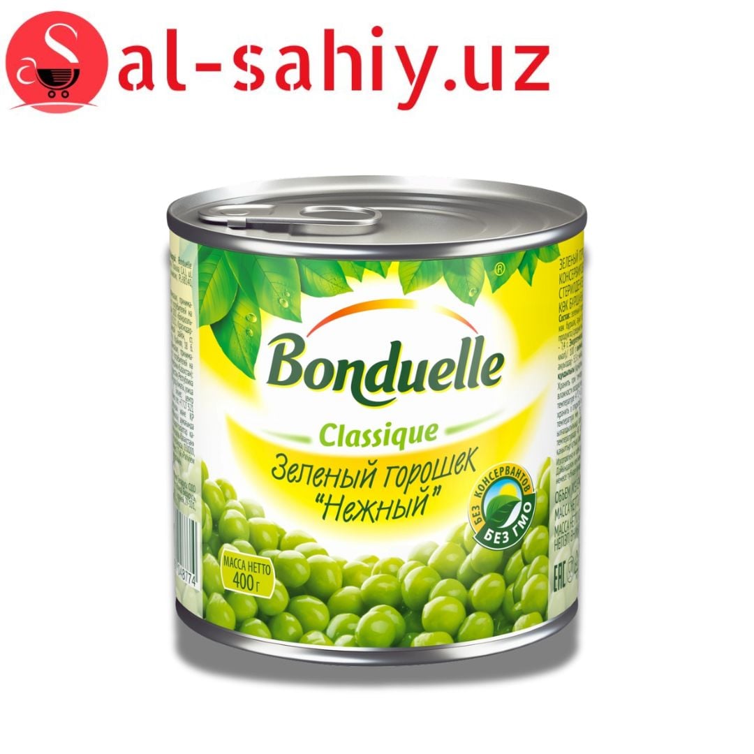 Зеленый горошек "Bonduelle" 400гр ж/б
