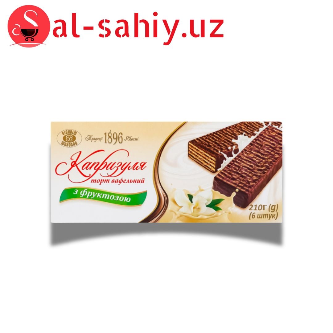 Торт вафельный с фруктозой Капризуля 210г