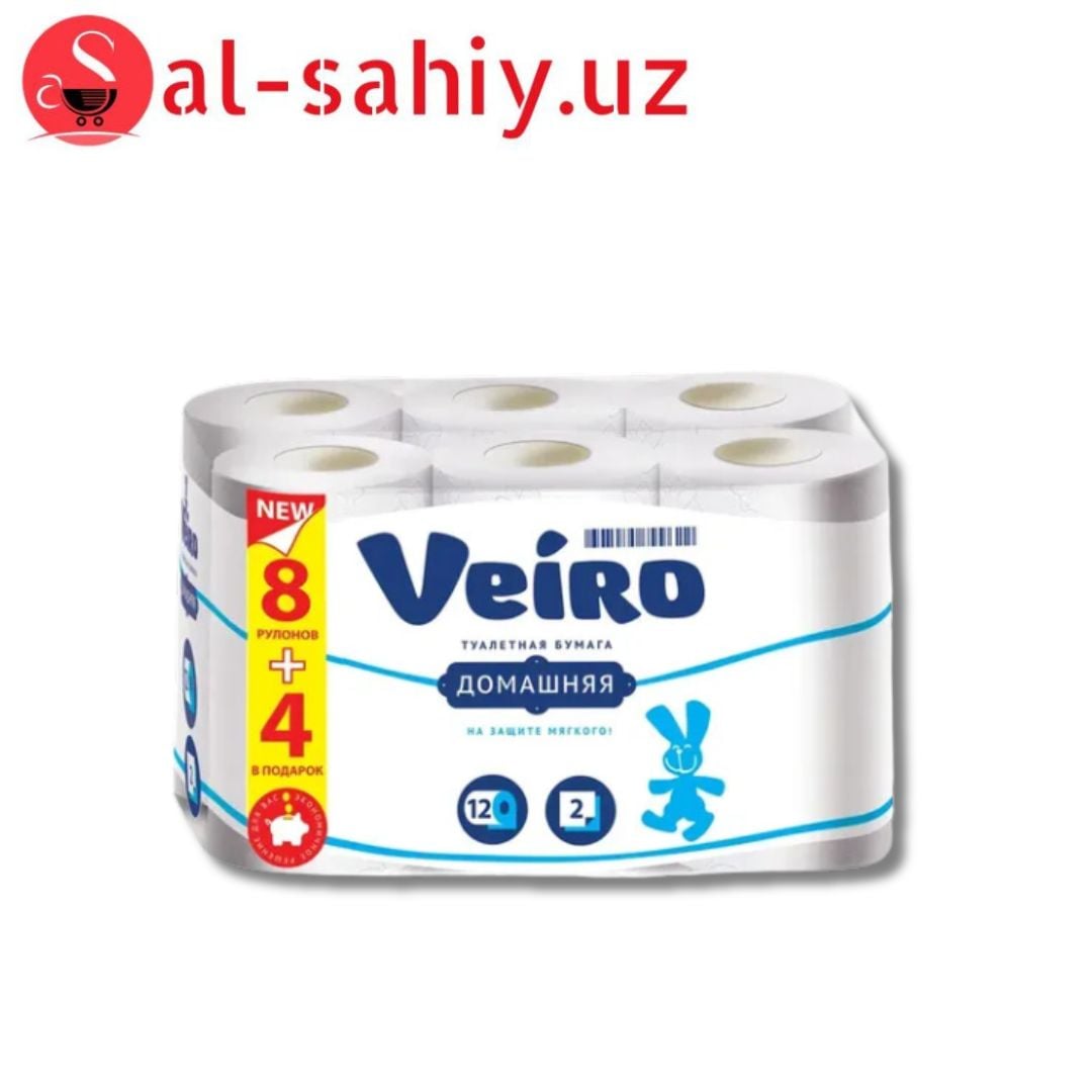 Туалетная бумага Доманяя Veiro 8 рулон