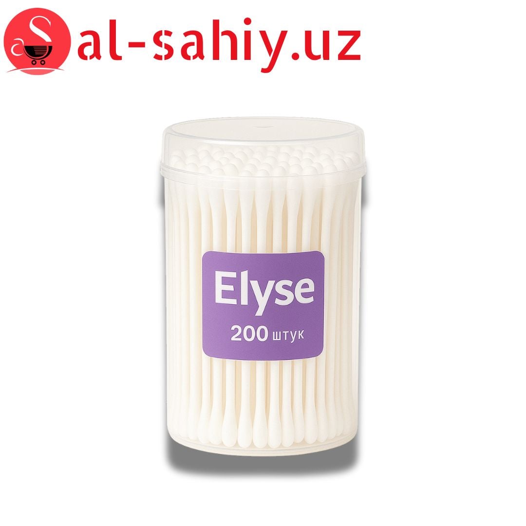 Ватные палочки "Elyse"  200шт круглый