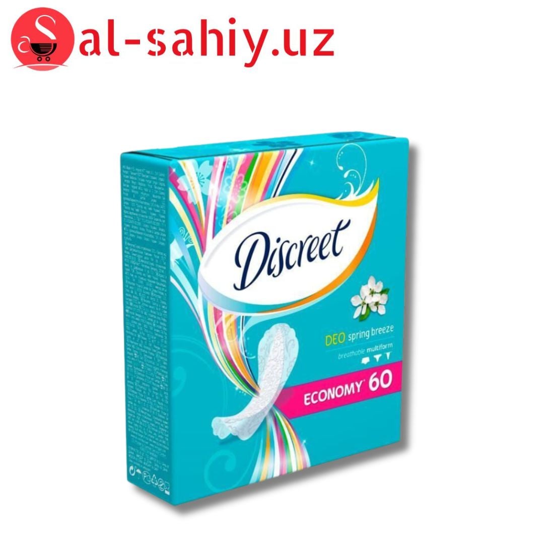 Ежедневки DISCREET Deo Spr breeze Mult 60шт