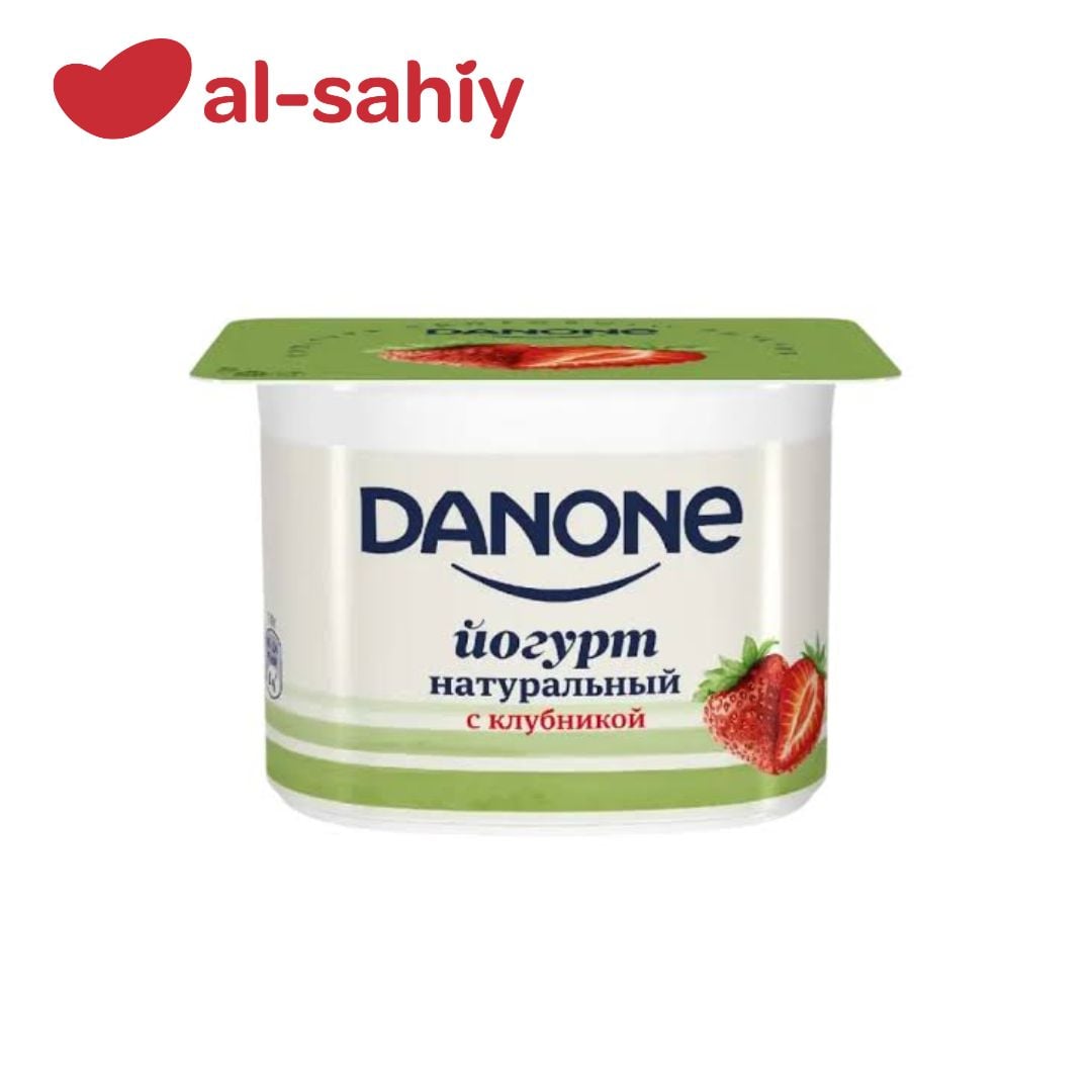 Йогурт Danone клубника 110гр