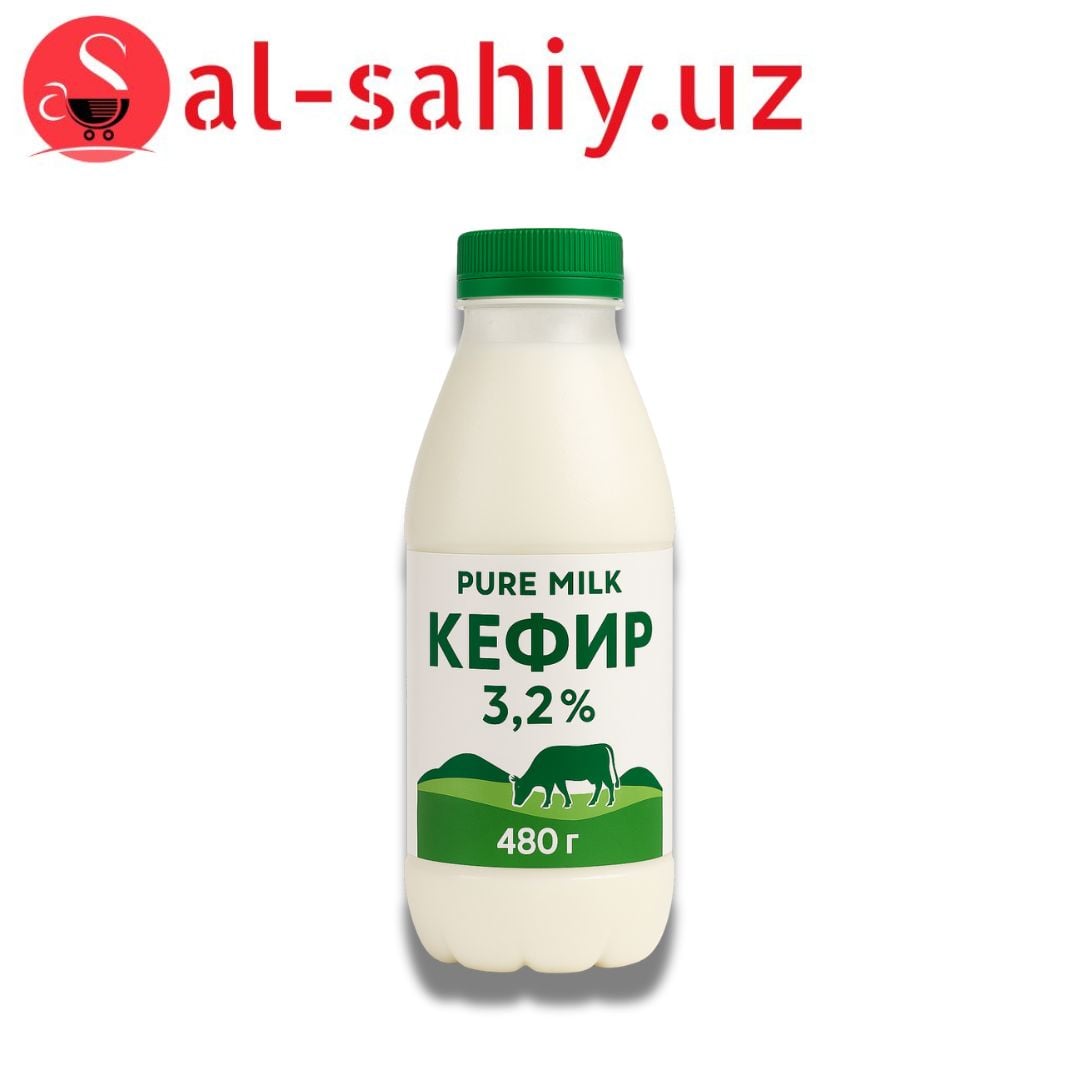 Кефир 3.2% 480 гр Pure Milk