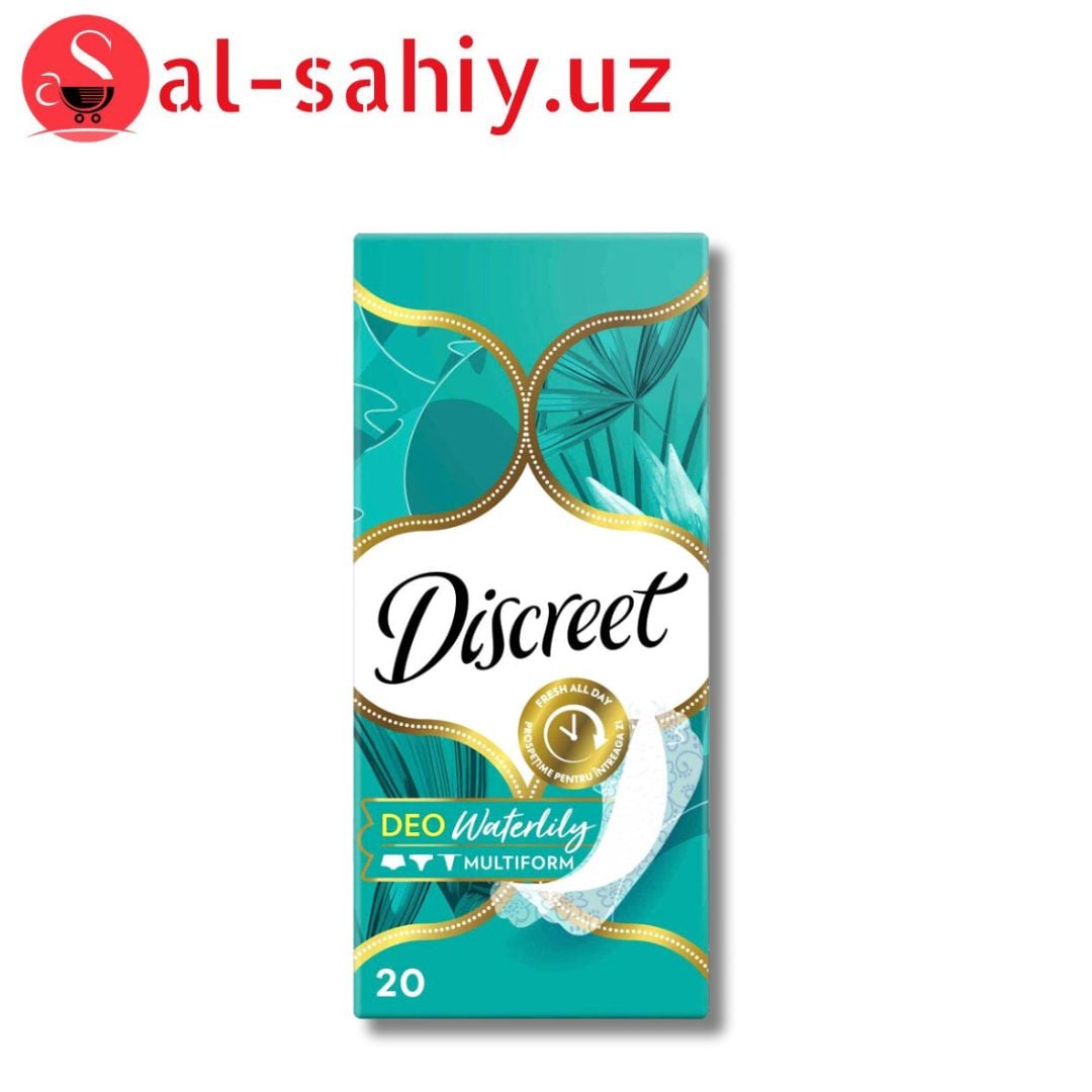Ежедневки DISCREET Deo waterliy Multif 20шт