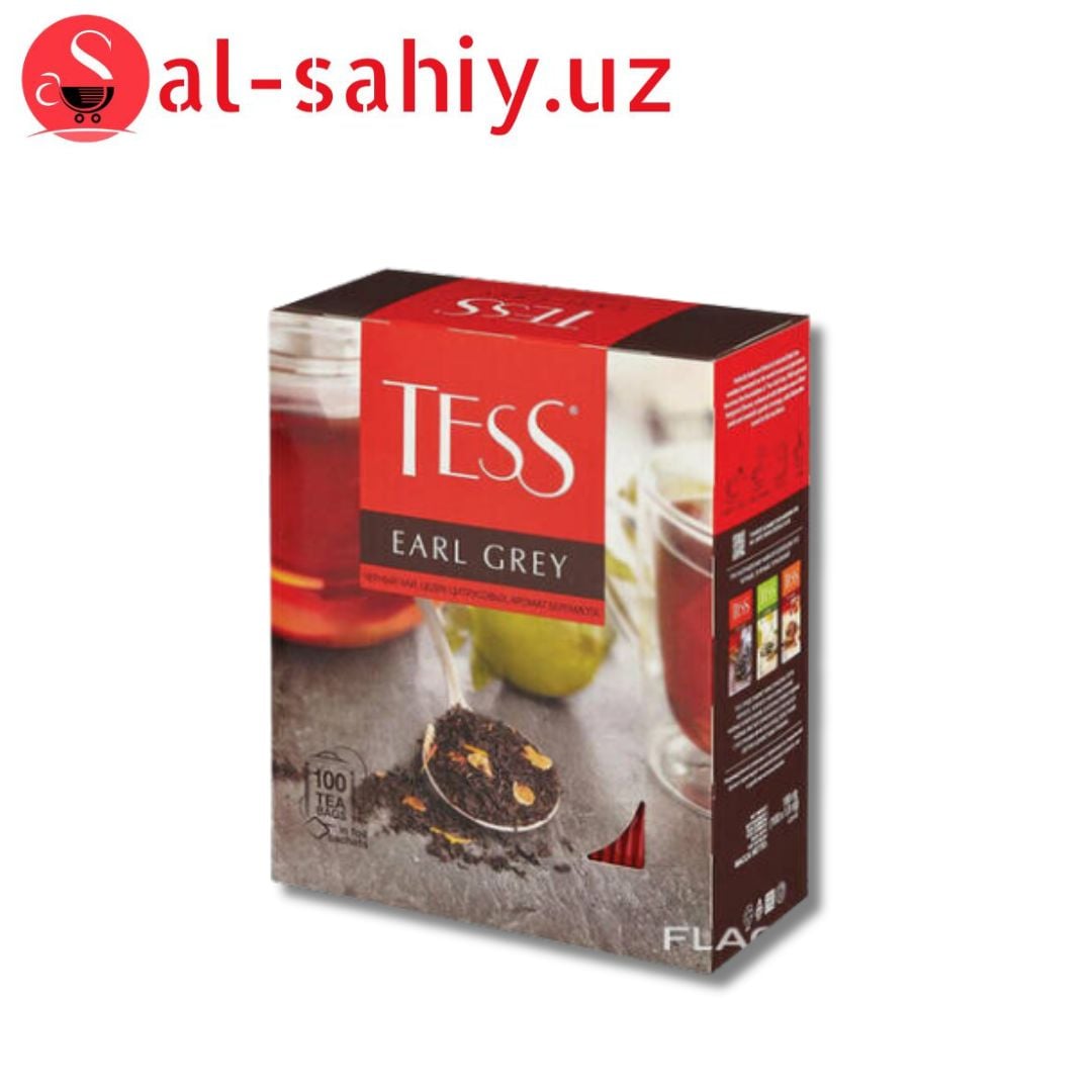 Чай "TESS" черн. Эрл Грей листовой 100гр