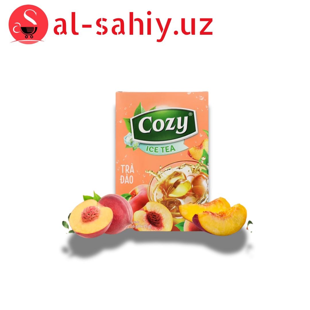 Чай "COZY" персик 240 гр (16 упаковок x 15 г)