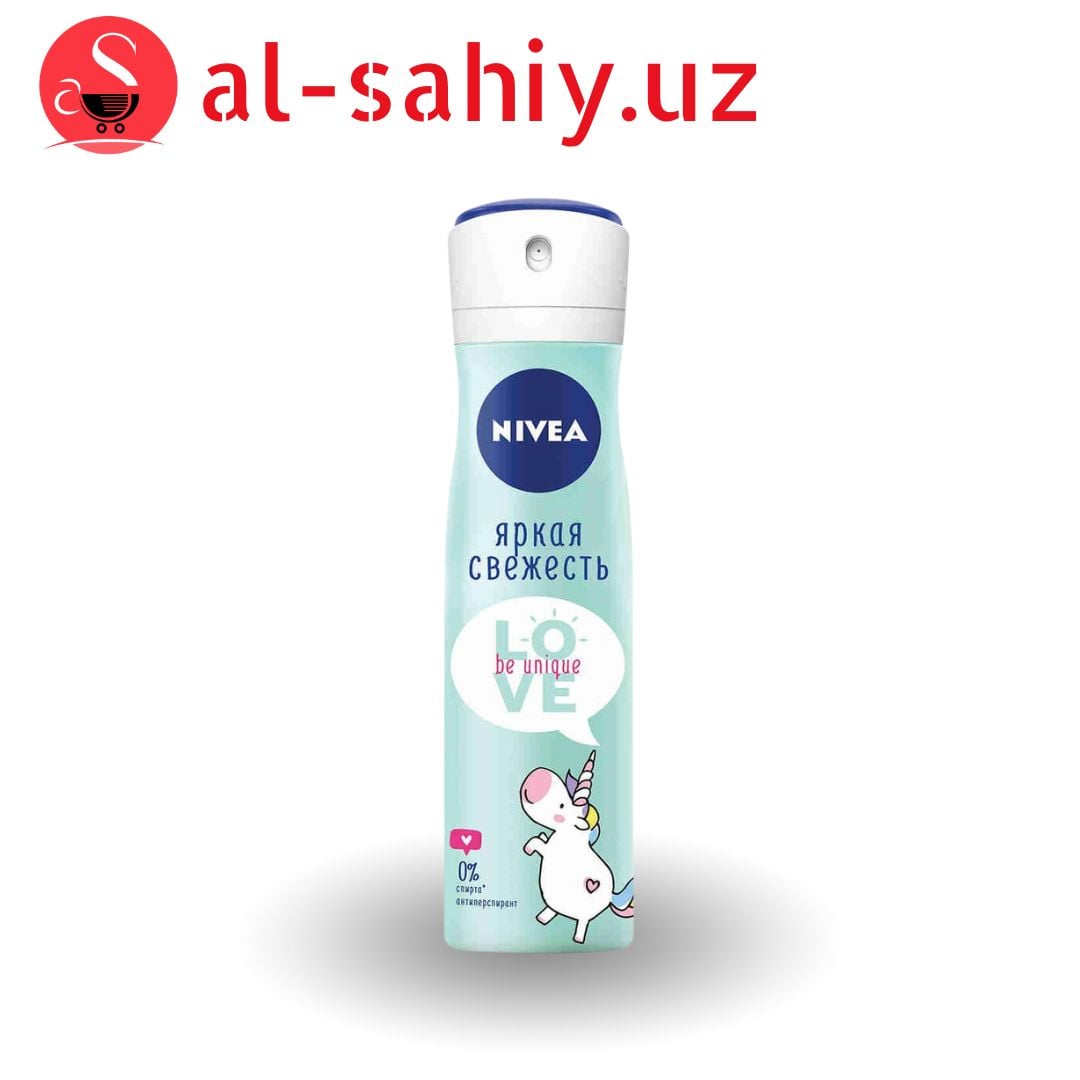 Дезодорант-антиперспирант спрей Nivea Love Be Unique Яркая свежесть, 150 мл