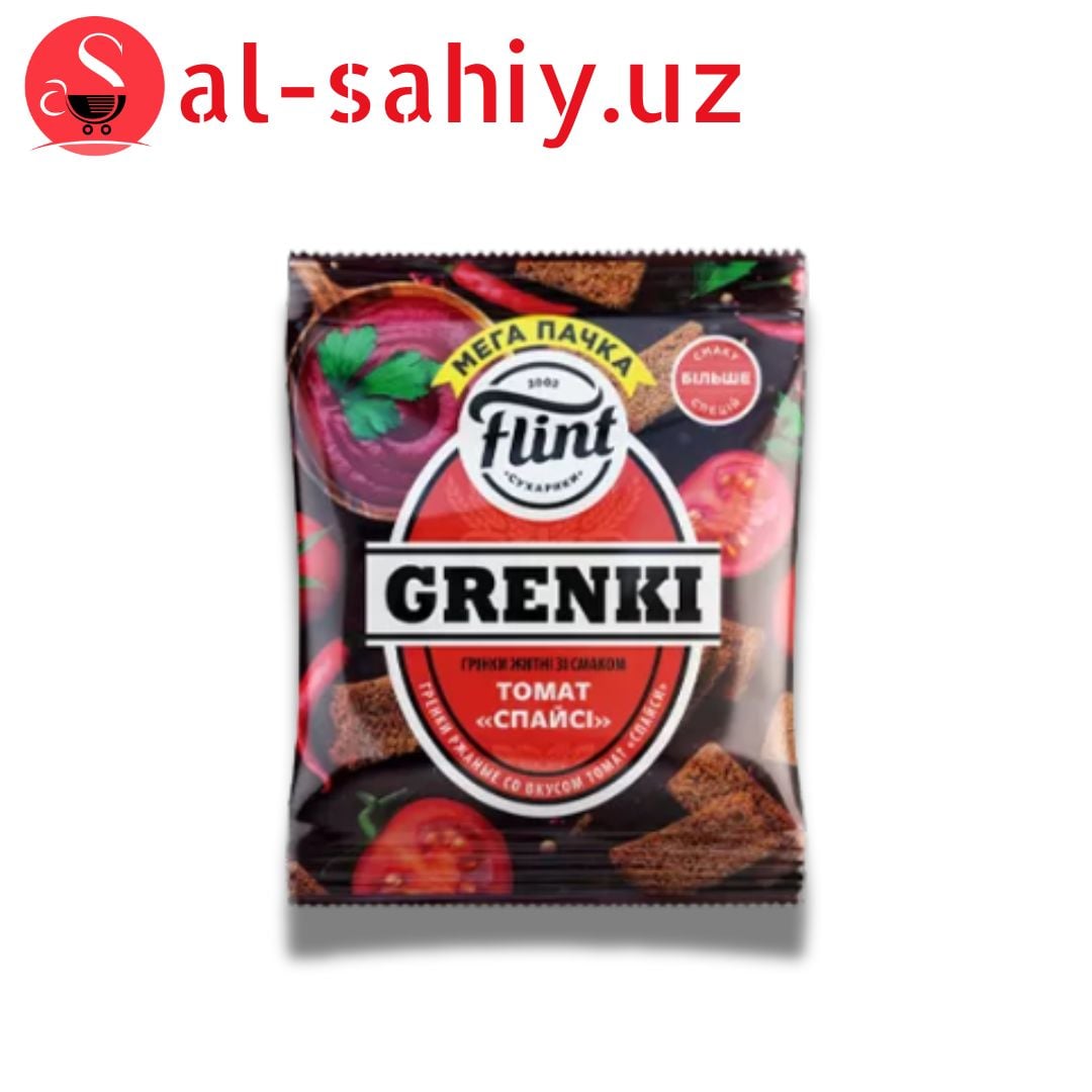 Новый Сухарики  Гренки  со вкусом  томат спайси   100гр