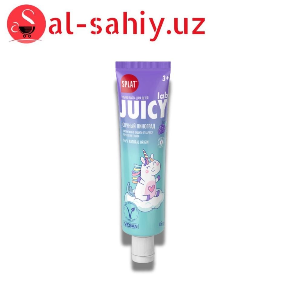 Зубная паста "Juicy" splad сочный винорад 3+ 45 гр