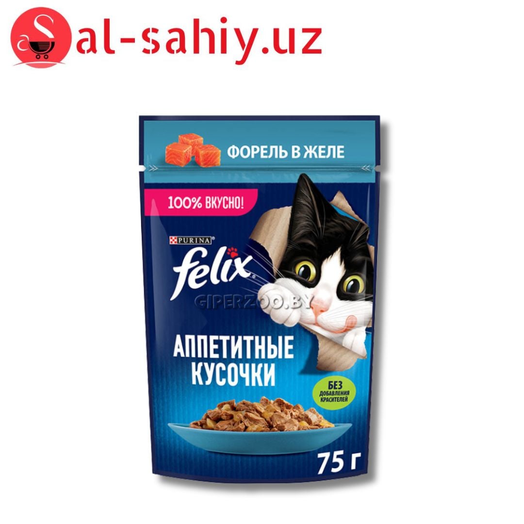 Felix  форель в желе 75гр