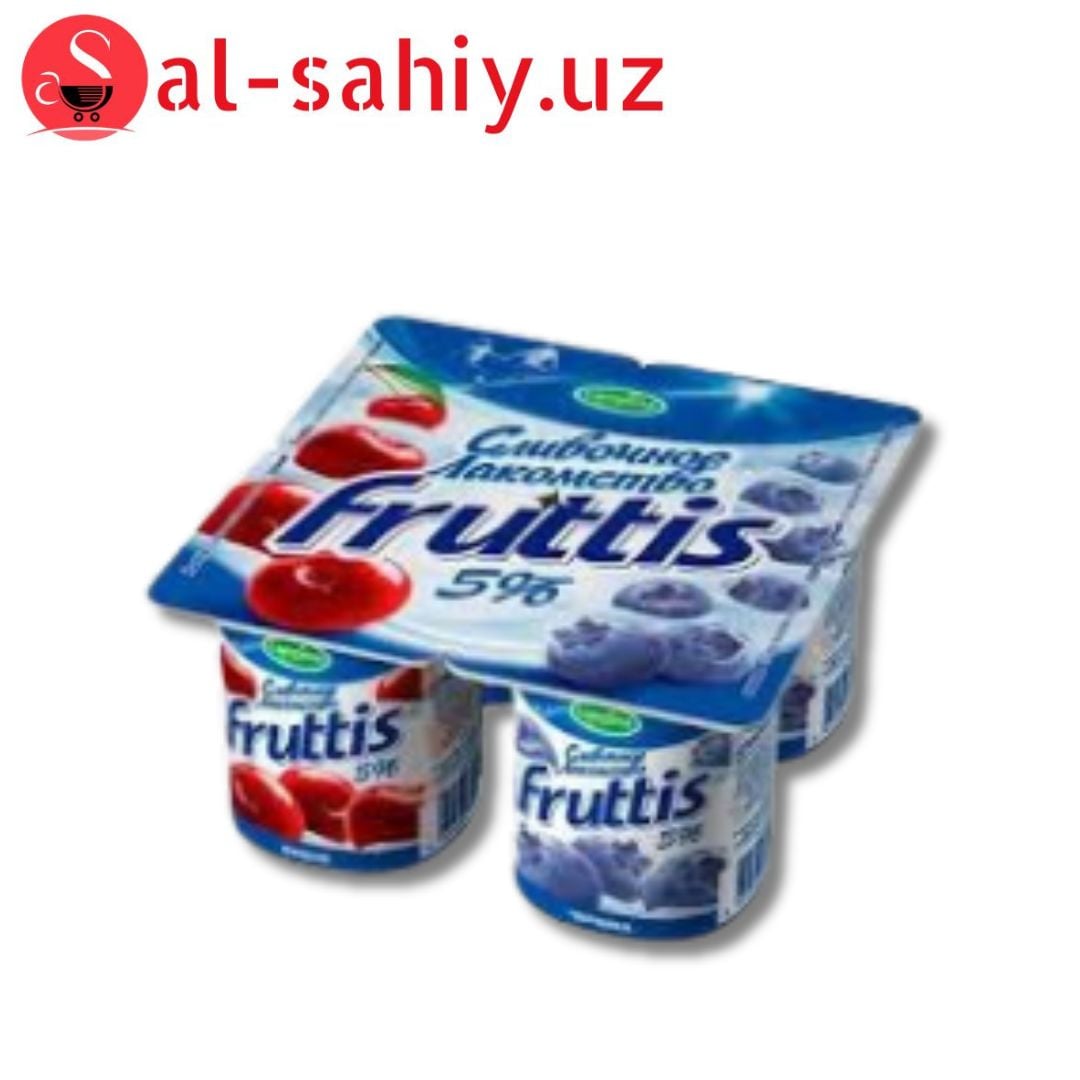Йогурт Fruttis вишня и смородина 115гр