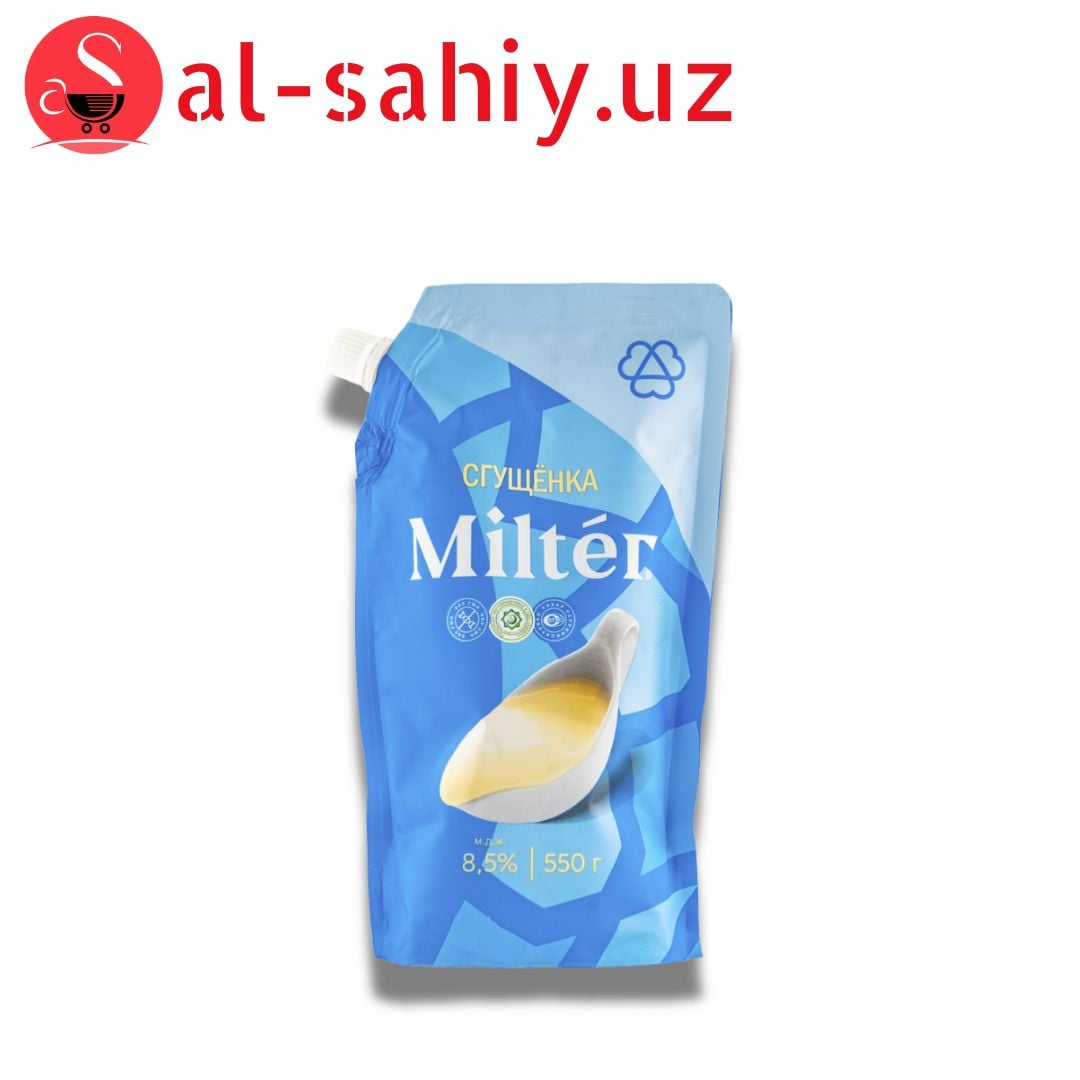 Сгушенное молоко Варёная 900гр 8,5% "MILTER"