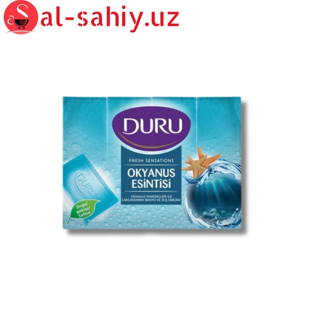 Мыло DURU Fresh Sensations экопак Океанский бриз 4 х 150 г (8690506494605)