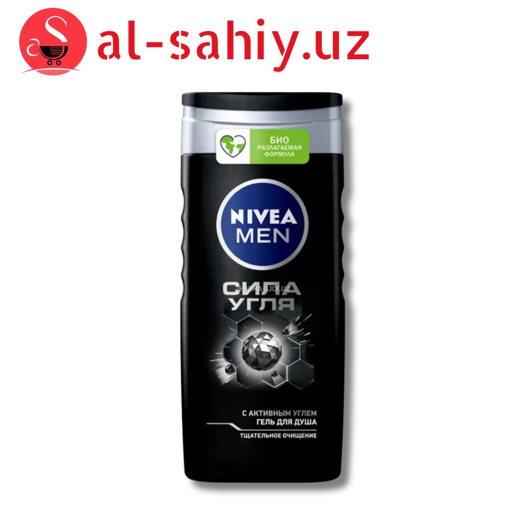 Гель для душа NIVEA  MEN "Сила угля" 500мл