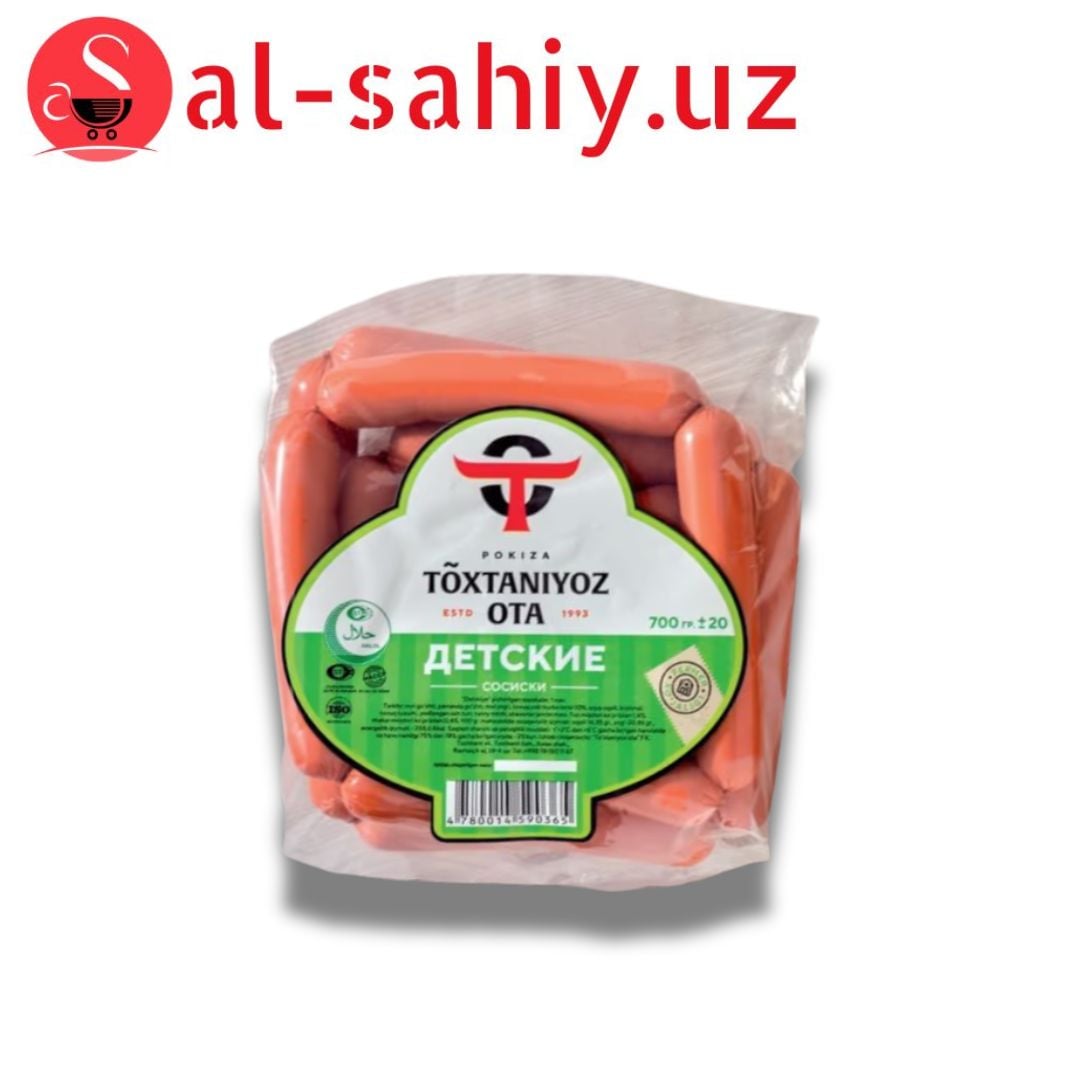 Сосиска Детские (вакум) 400гр"To'xtaniyoz ota"