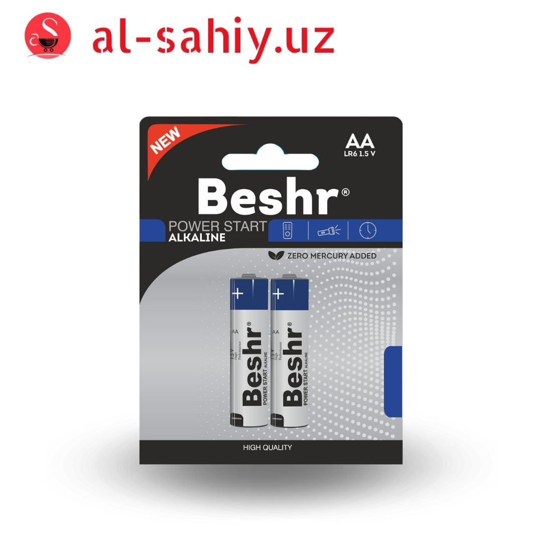 Батарейка Beshr AAA LR6 1.5V (синый)