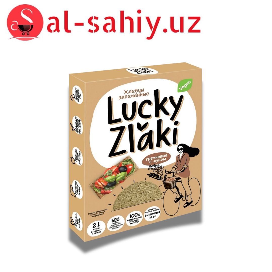 Хлебцы Lucky Zlaki гречневые с луком 72 г