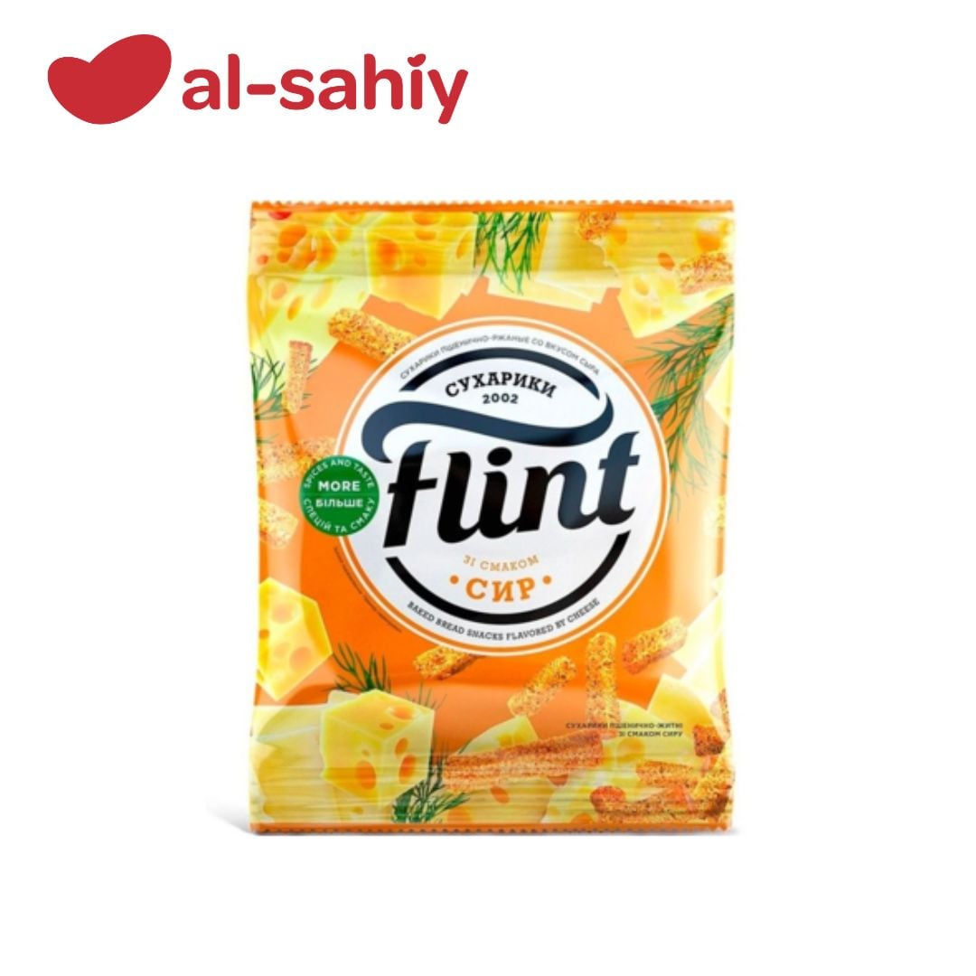 Новый Сухарики "Flint" со вкусом сыр 100гр