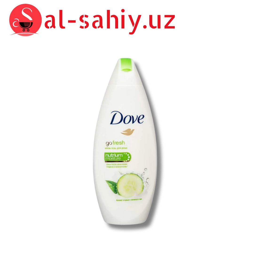 Гел для душа "Dove"  Аромат огурца и зеленого чая  250мл