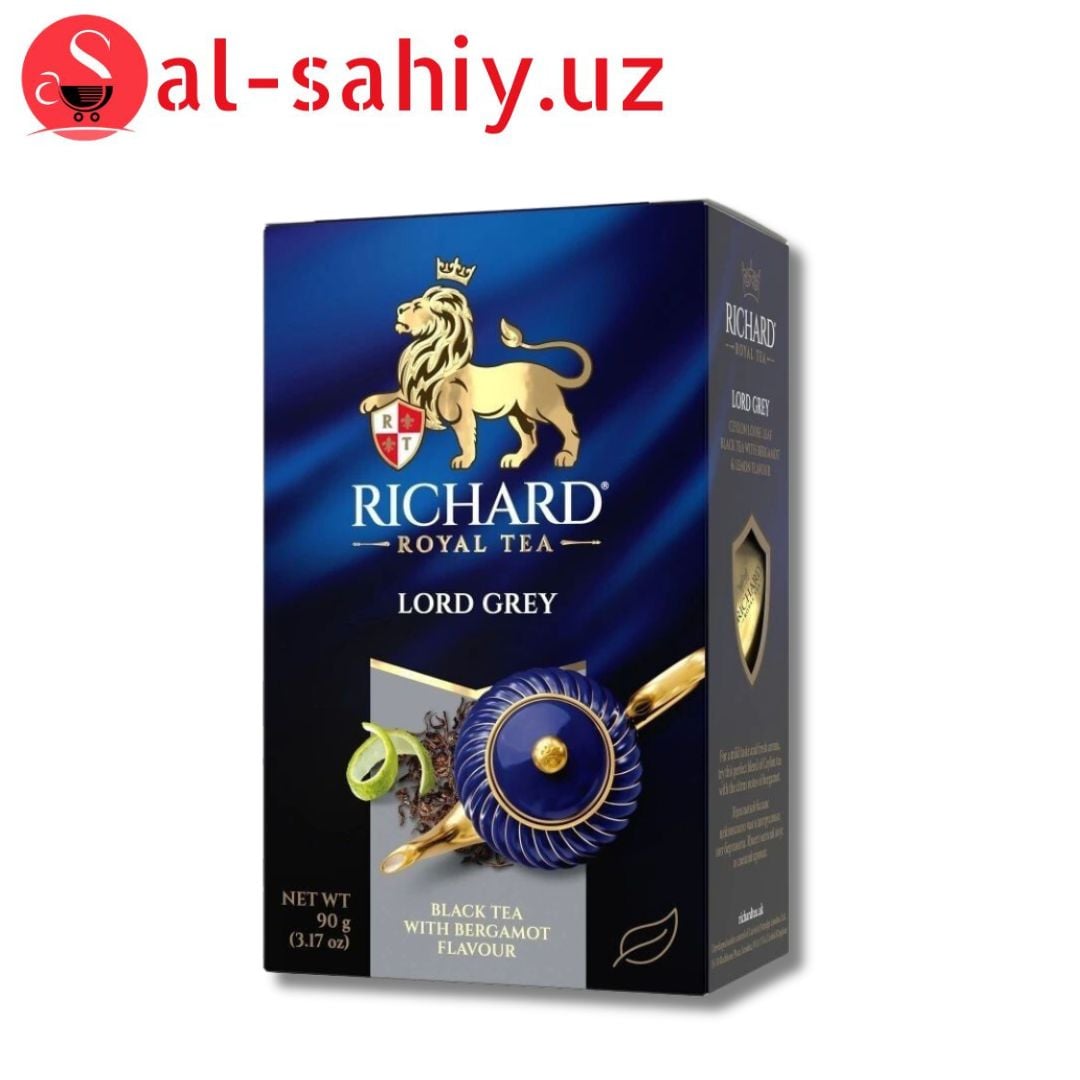 Чай черный Richard Lord Grey с бергамотом (90 гр)