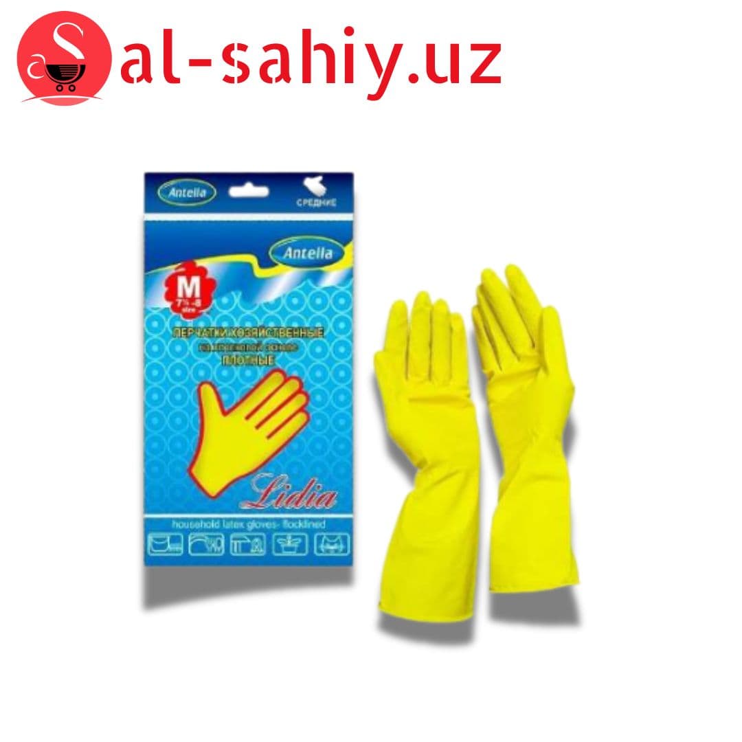 Перчатки резиновые хозяйственные Dr. Clean Размер M