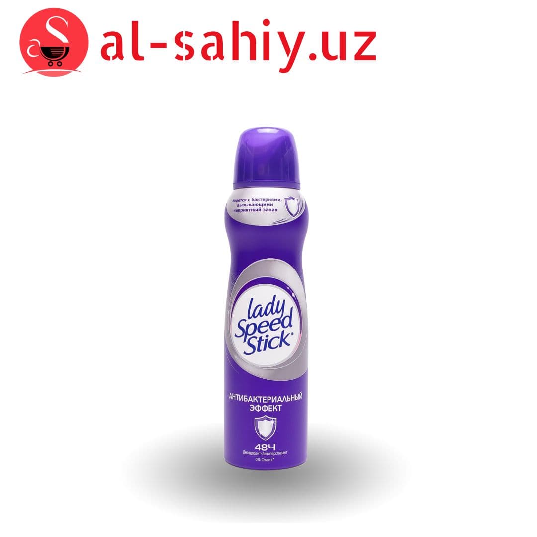 Дезодорант Спрей Lady Speed Stick Антибактериалный эффект 150мл