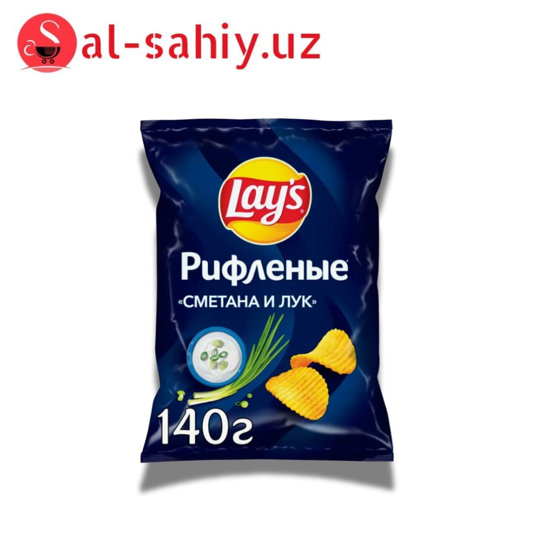 Новый Лейз со вкусом сметана и лук 140гр
