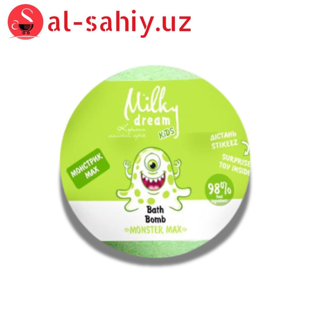 Бомба для ванн kids "Монстрик Max" , 100 г