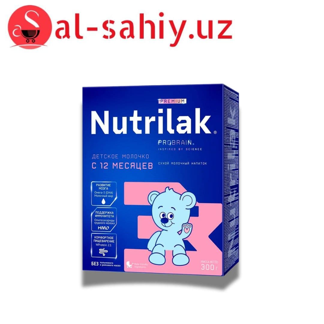 Сухой молочный смесь "Nutrilak Premium 3" напиток с 12 месяцев 300 гр