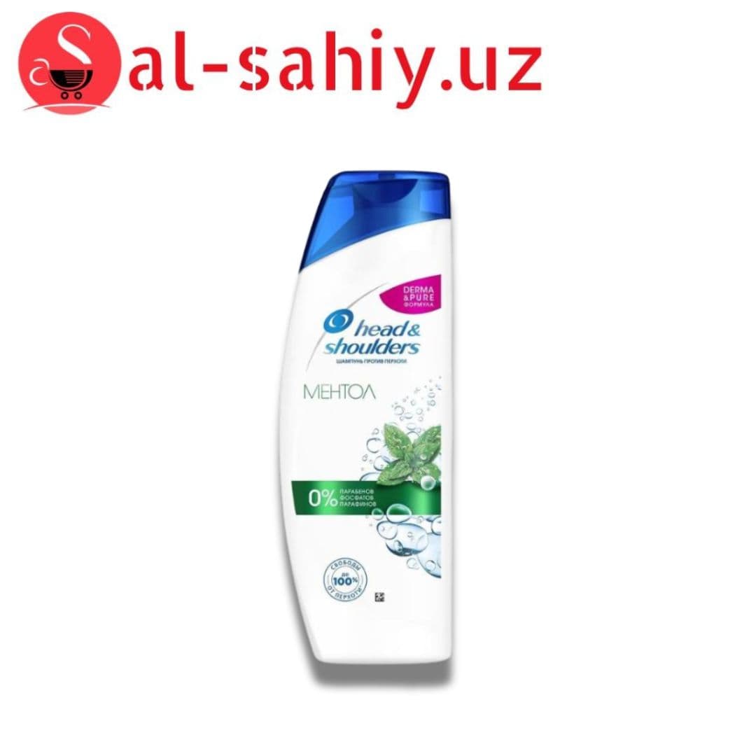 Шампунь "Head&Shoulders" 2в1 ментол 200мл