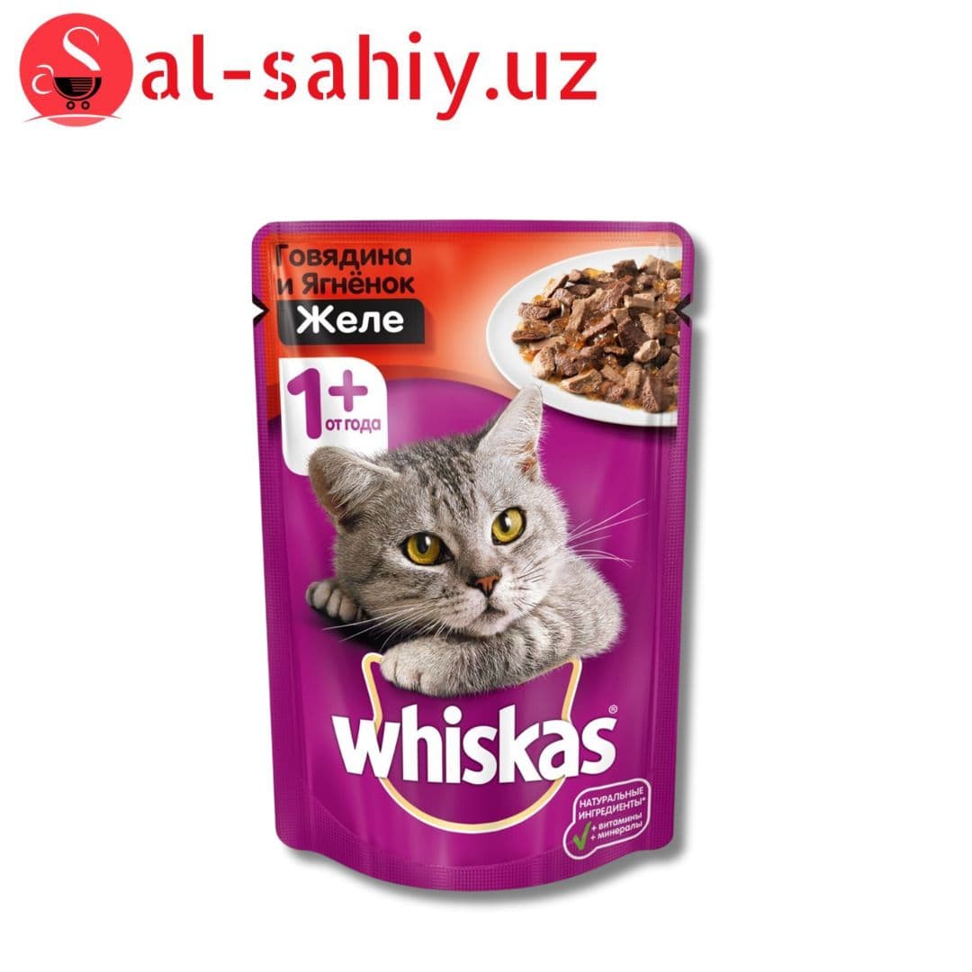 Whiskas Говядина и ягнёнок 85гр