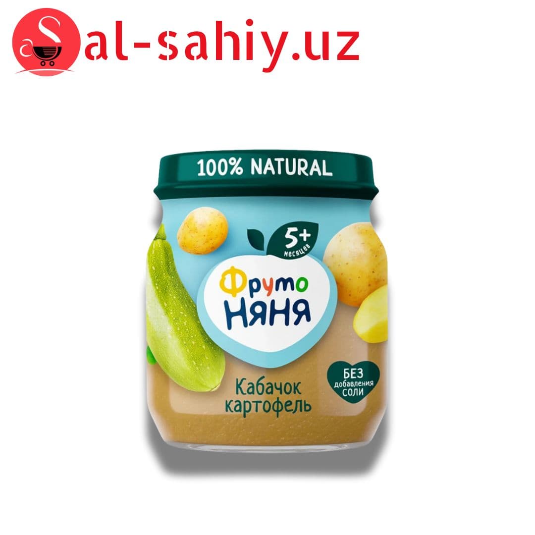 Пюре ФРУТОНЯНЯ кабачок и картофель 100г