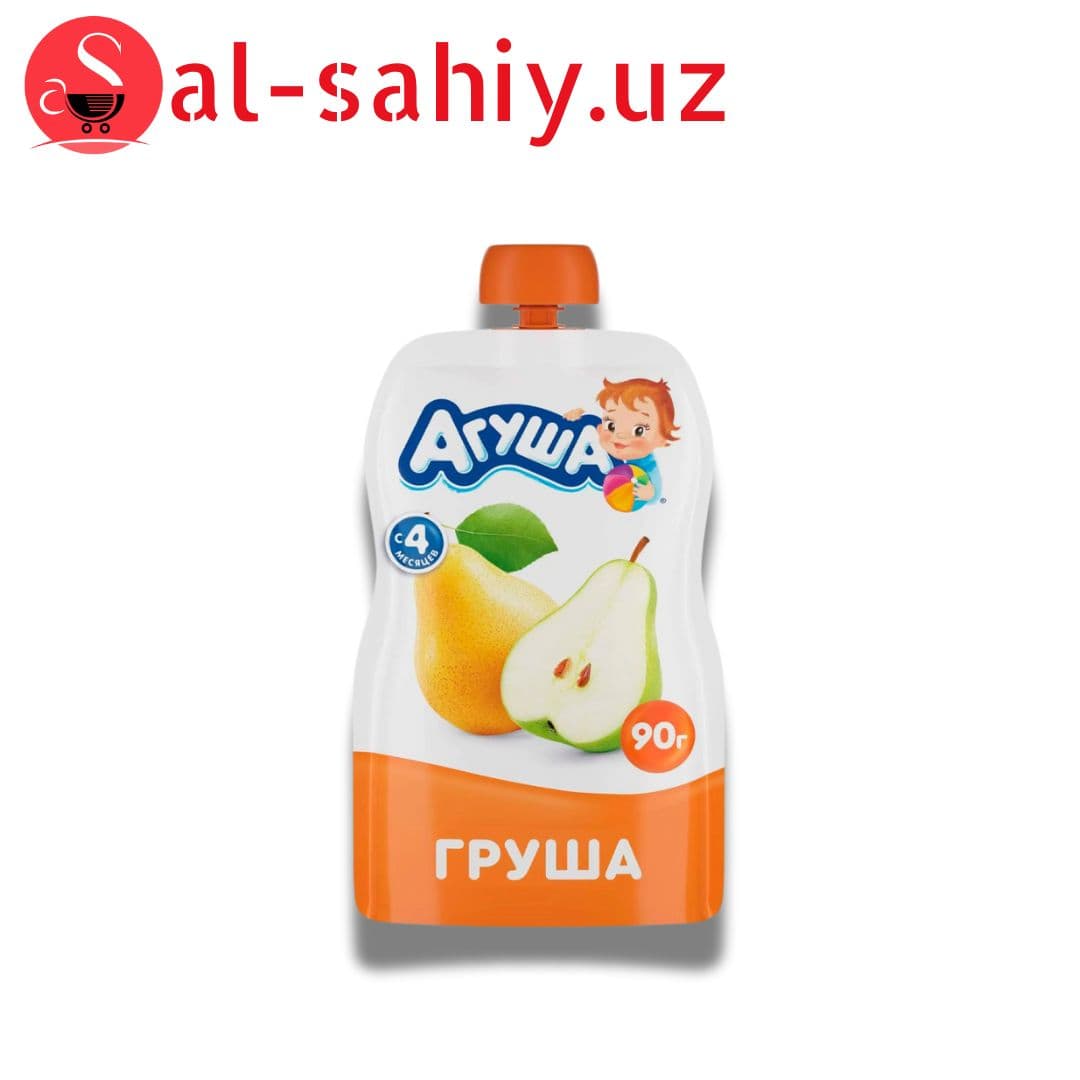 Фруктовое пюре "Агуша" "Груша" 90г