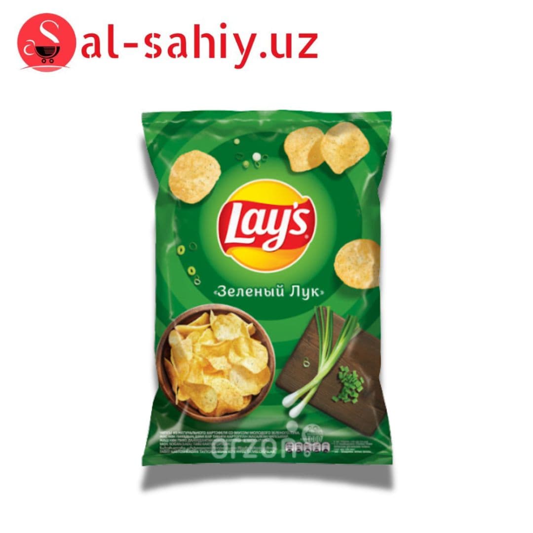 Новый Лейз со вкусом зелёный лук 140гр