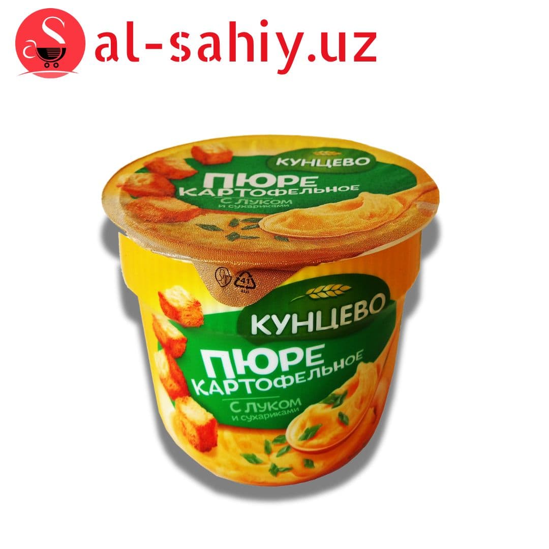 КАРТОФЕЛЬНОЕ ПЮРЕ "КУНЦЕВО" С ЛУКОМ И СУХАРИКАМИ 40ГР