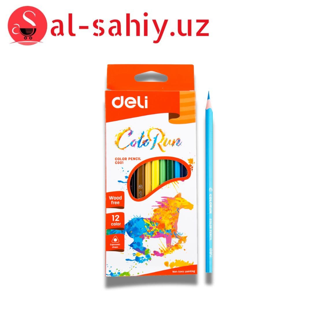 Карандаш цветн. DELI EC00100