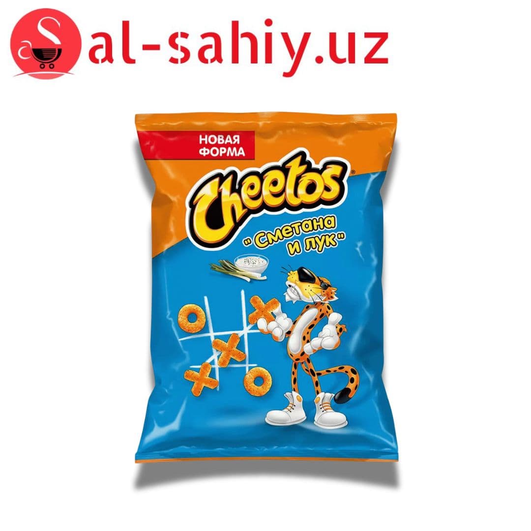 Новый Снеки кукуруз "Cheetos" со вкусом сметана и лук 45 гр