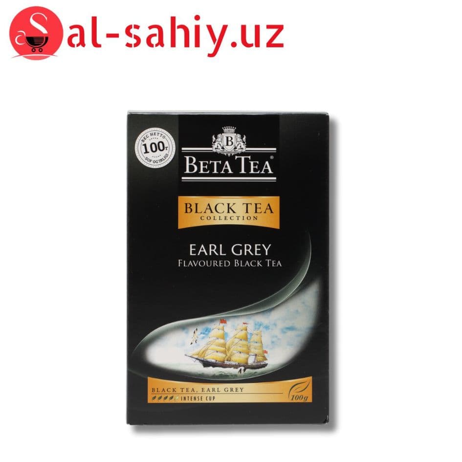 Чай "BETA TEA" чер earl grey 100 гр