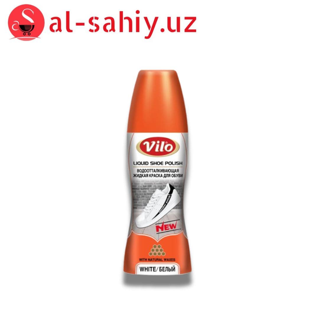 Краска для обуви водоотталкивающая цвет «Белый» Vilo 80мл