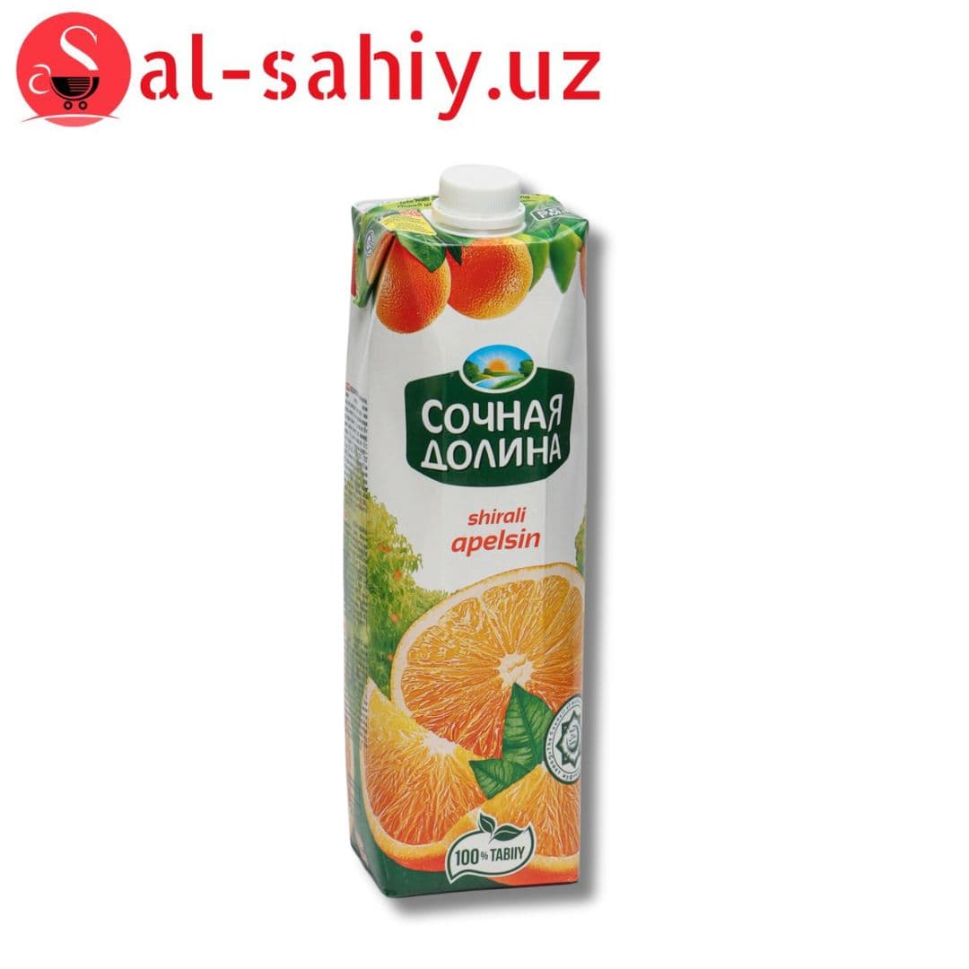 Сок Сочная Долина 1л апелсин