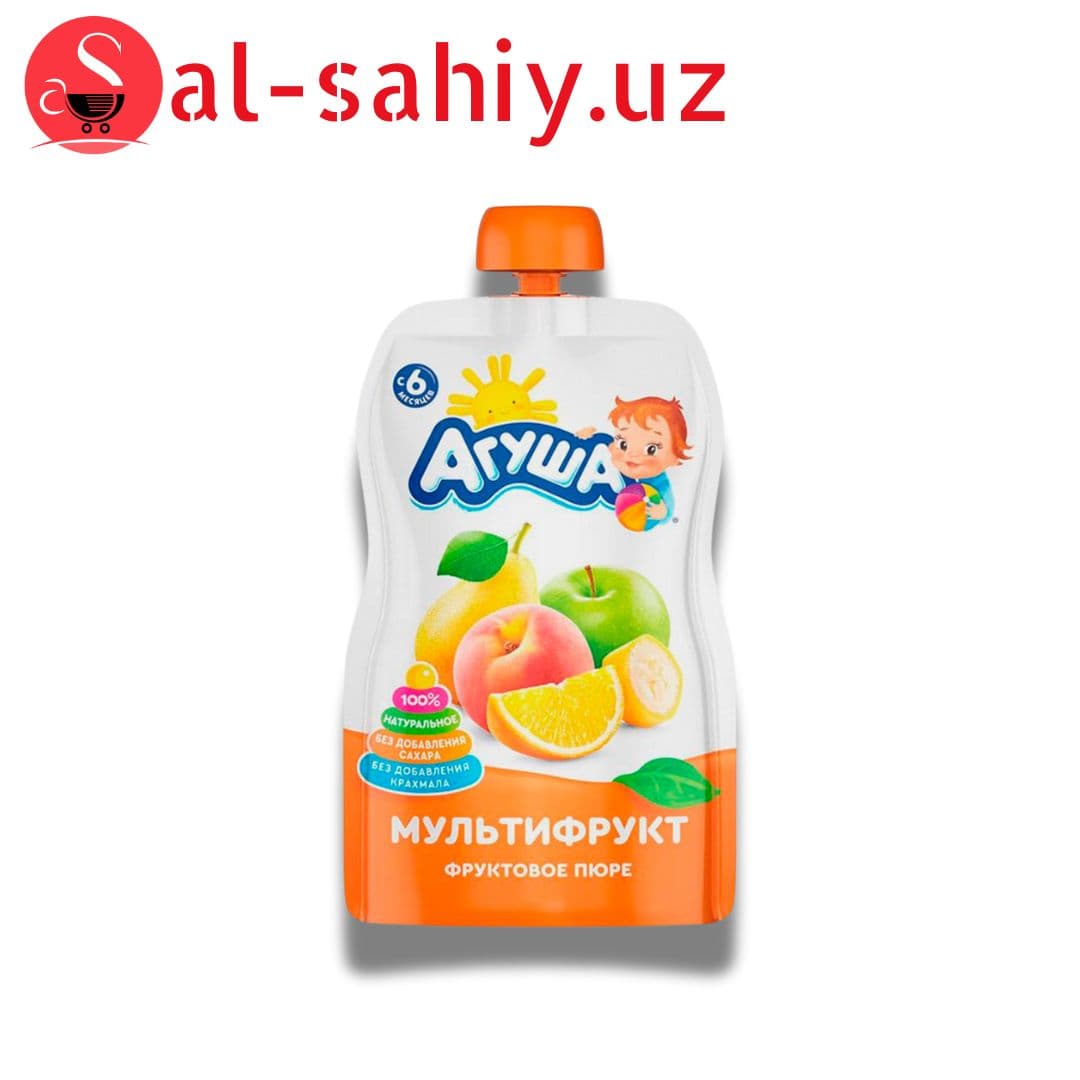 Фруктовое пюре "Агуша" "Мультифрукт" 90г