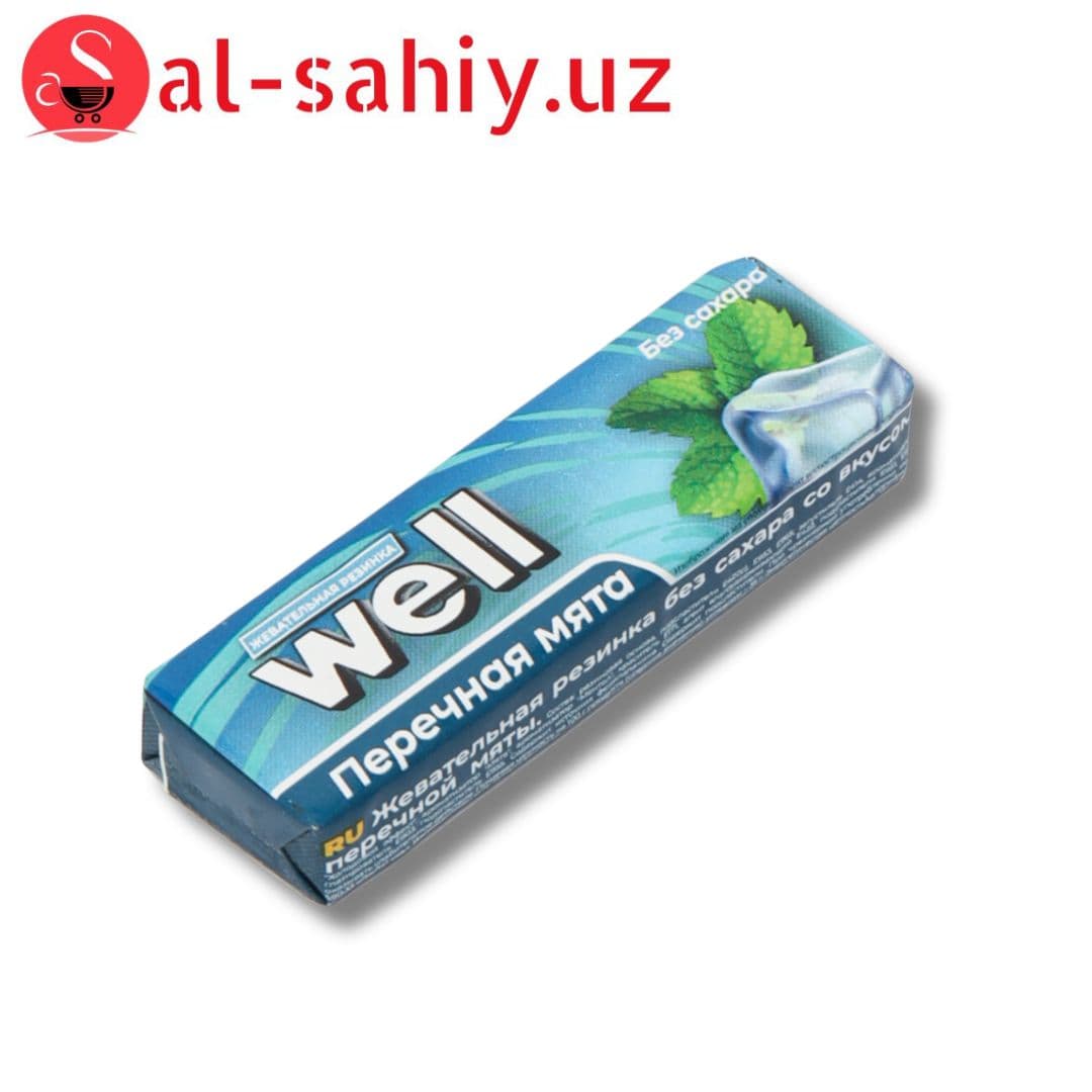 Жевательная резинка "Well" мята 14гр