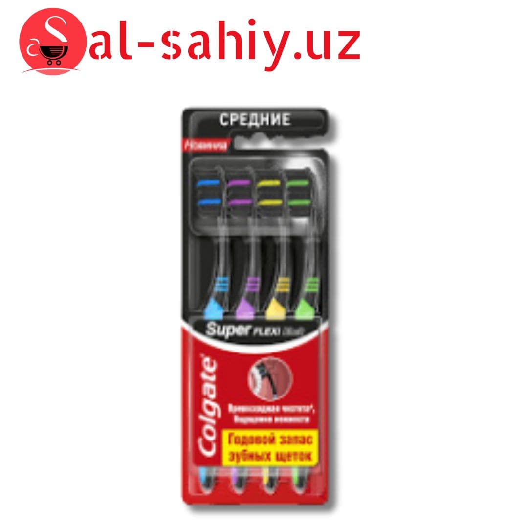 Зубной щеток 4в1 colgate tb super flexi black