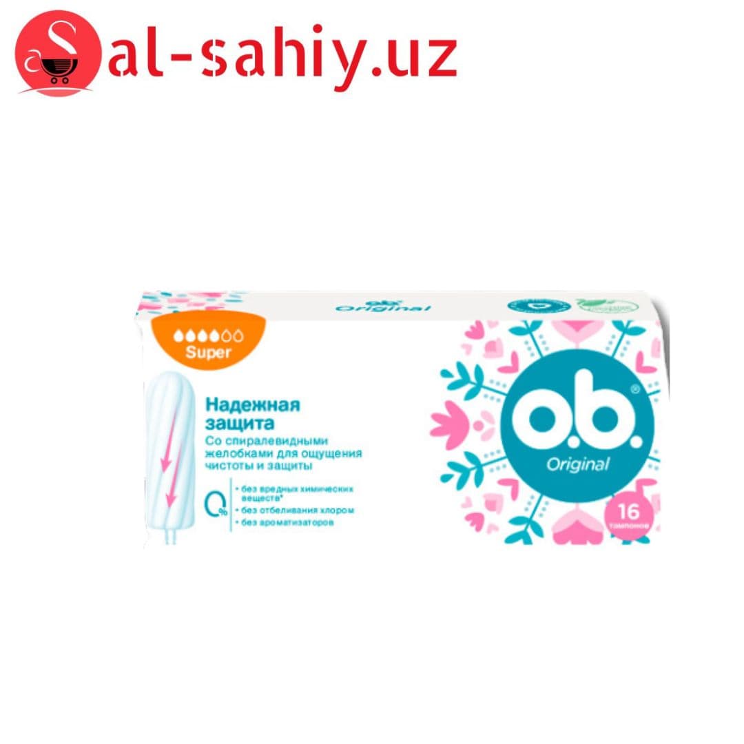 O.B. original Comfort super тампоны 16шт