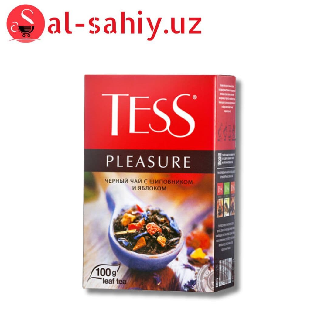 Чай "TESS' черн.Фруктовый Плежа 100гр
