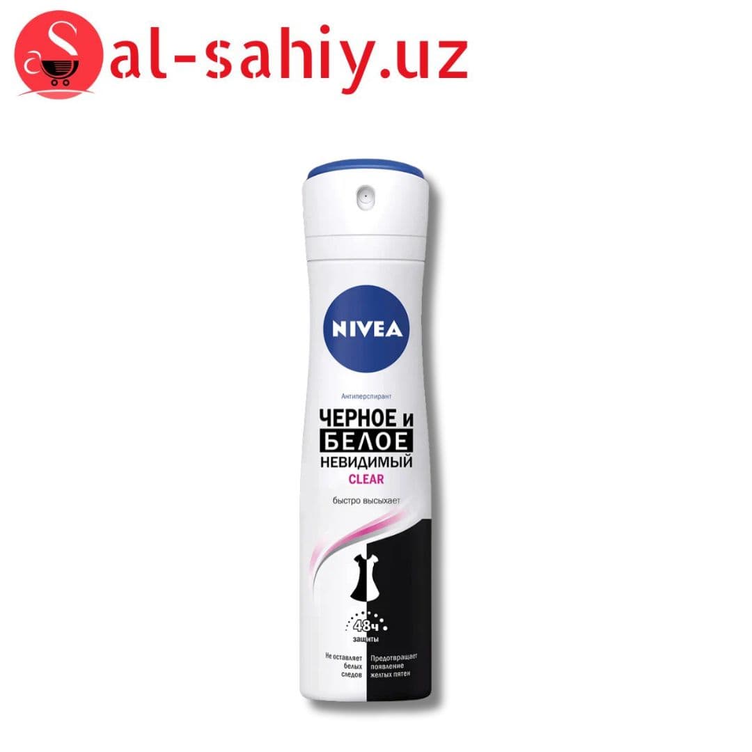 Антиперспирант "NIVEA" сперй для женщин невидимая защита для уерн. и бел